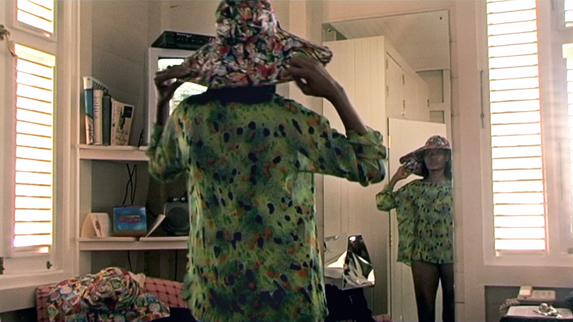 GJ_Pic14 Grace in mirror trying hat